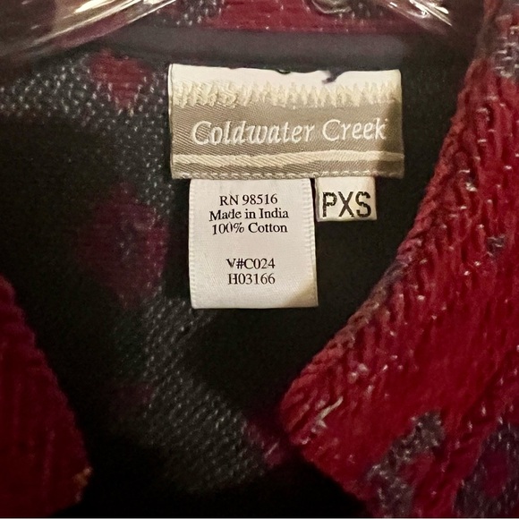 Vintage Coldwater Creek Rustic Jacket Women PXS - Picture 3 of 3